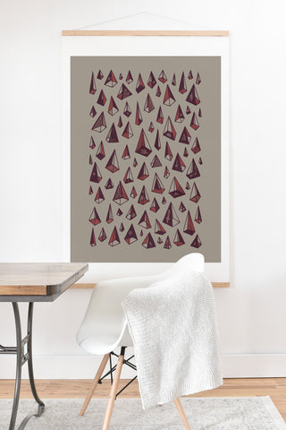 Hector Mansilla Triangles Are My Favorite Shape Art Print And Hanger
