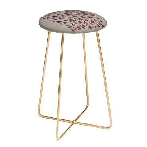 Hector Mansilla Triangles Are My Favorite Shape Counter Stool