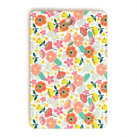 Hello Sayang Day Wild Flowers Cutting Board Rectangle