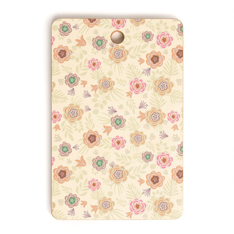Hello Sayang Dreamy Spring Roses Cutting Board Rectangle