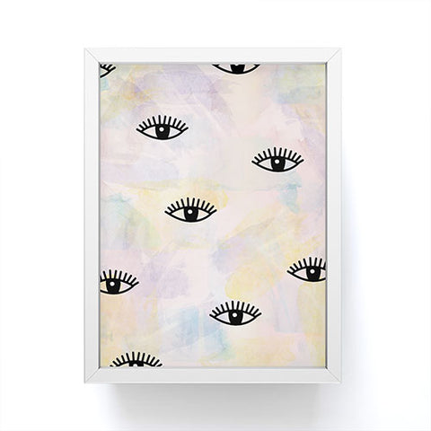 Hello Sayang Eye Blush Framed Mini Art Print