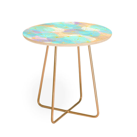 Hello Sayang Geo Spring Round Side Table