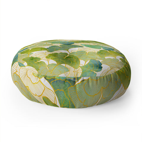 Hello Sayang Gingko Forest Floor Pillow Round