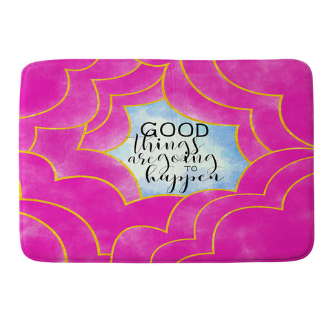 Hello Sayang Good Things Are Going To Happen Memory Foam Bath Mat