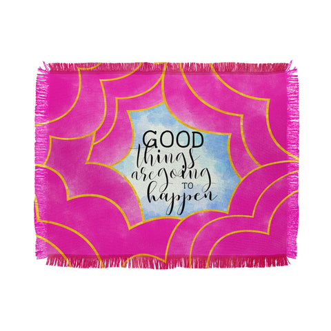 Hello Sayang Good Things Are Going To Happen Throw Blanket
