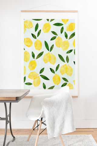Hello Sayang Lemon Drops Art Print And Hanger