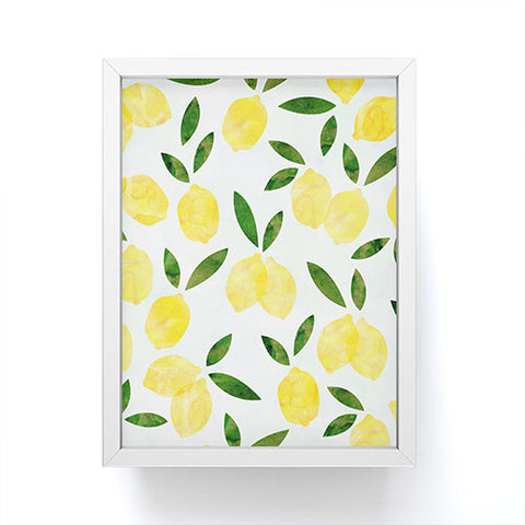 Hello Sayang Lemon Drops Framed Mini Art Print