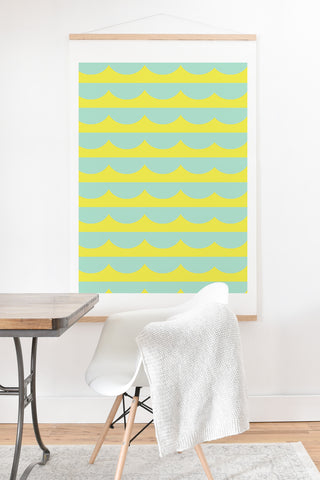 Hello Sayang Lemon Scallops Art Print And Hanger