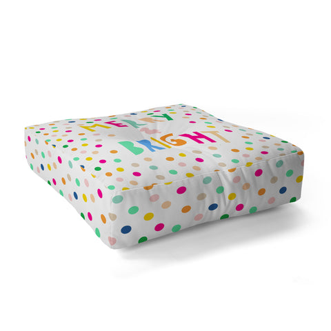 Hello Sayang Merry And Bright Polka Dots Floor Pillow Square