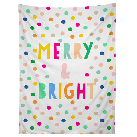 Hello Sayang Merry And Bright Polka Dots Tapestry