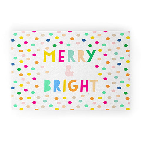 Hello Sayang Merry And Bright Polka Dots Welcome Mat