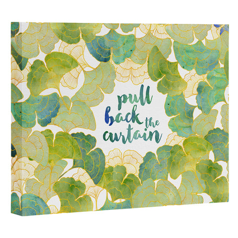 Hello Sayang Pull Back The Curtain Art Canvas