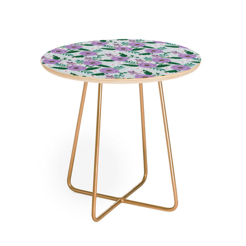 Hello Sayang Sweet Roses Mint Round Side Table