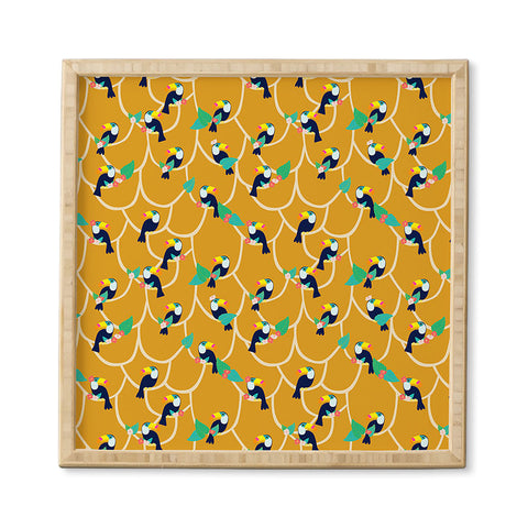 Hello Sayang Toucan Play This Mustard Game Framed Wall Art