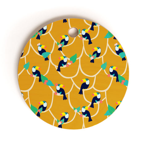 Hello Sayang Toucan Play This Mustard Game Cutting Board Round