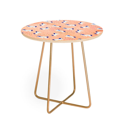 Hello Sayang Unicorns and Donuts Round Side Table