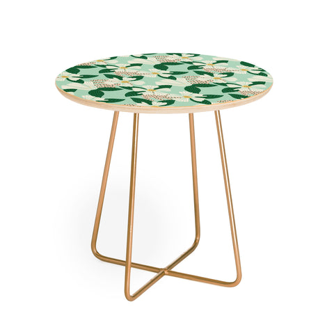 Hello Sayang Urban Jungle Hibiscus Round Side Table