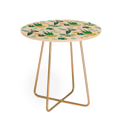 Hello Sayang Urban Jungle House Plants Round Side Table