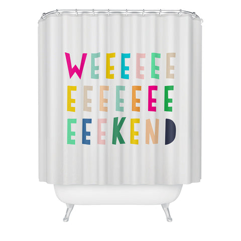 Hello Sayang Weekend Shower Curtain