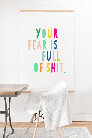 Hello Sayang Your Fear Is Full Of Shit Art Print And Hanger
