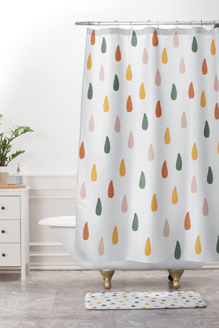 Hello Twiggs A Rainy Day Shower Curtain And Mat