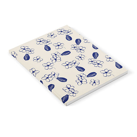 Hello Twiggs Blue Vase with Flowers Notebook