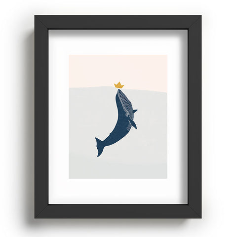 Hello Twiggs Blue Whale Recessed Framing Rectangle