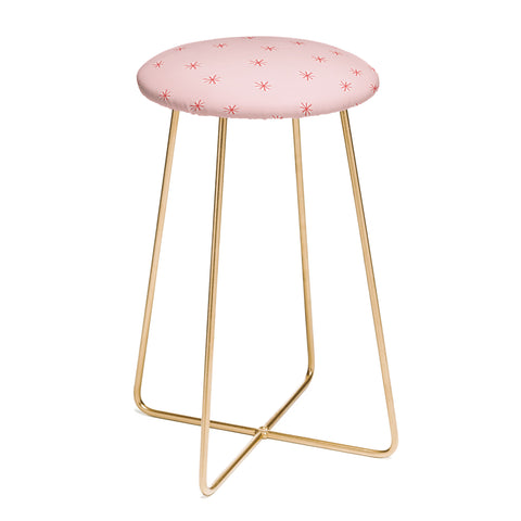 Hello Twiggs Candy Cane Stars Counter Stool