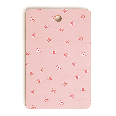 Hello Twiggs Candy Cane Stars Cutting Board Rectangle