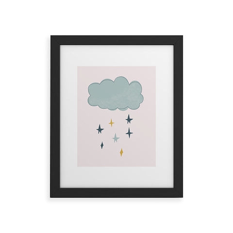 Hello Twiggs Clouds in the Sky Framed Art Print