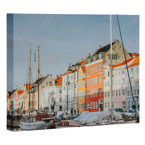 Hello Twiggs Copenhagen Harbour Art Canvas