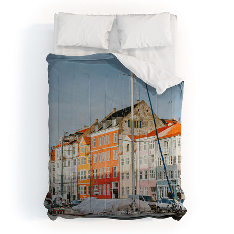 Hello Twiggs Copenhagen Harbour Comforter