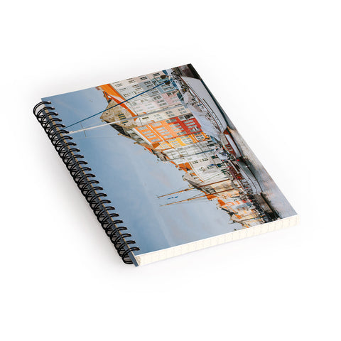 Hello Twiggs Copenhagen Harbour Spiral Notebook