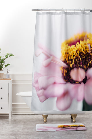 Hello Twiggs Delicate Petals Shower Curtain And Mat