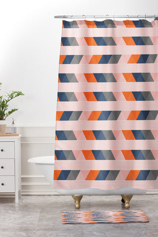 Hello Twiggs Fall Layers Shower Curtain And Mat