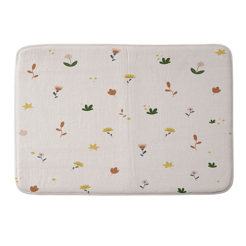Hello Twiggs Florals and Leaves Memory Foam Bath Mat