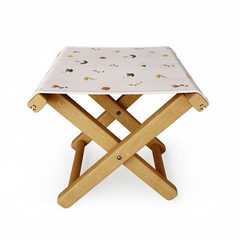 Hello Twiggs Florals and Leaves Folding Stool