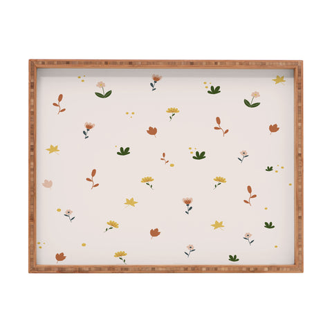 Hello Twiggs Florals and Leaves Rectangular Tray