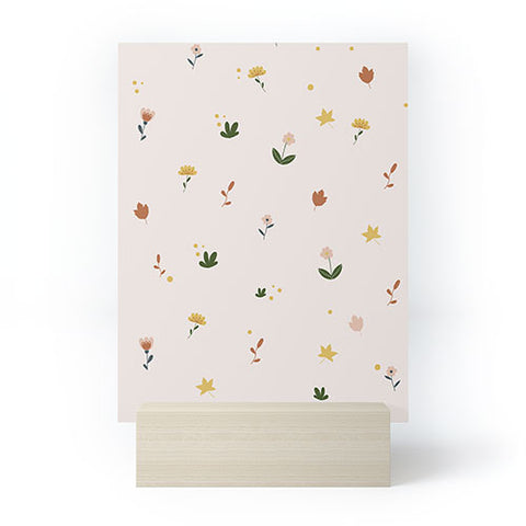 Hello Twiggs Florals and Leaves Mini Art Print