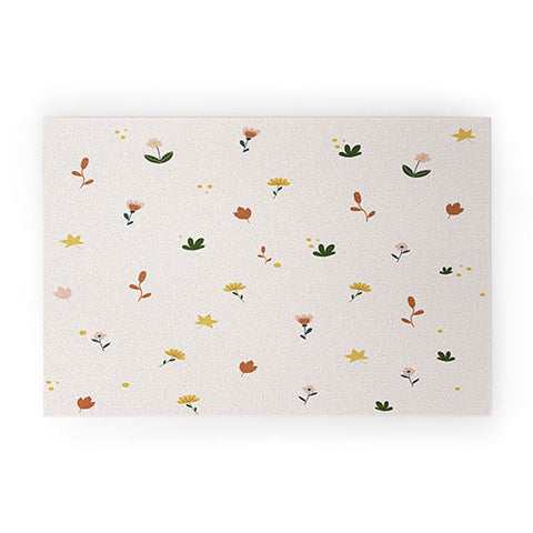 Hello Twiggs Florals and Leaves Welcome Mat