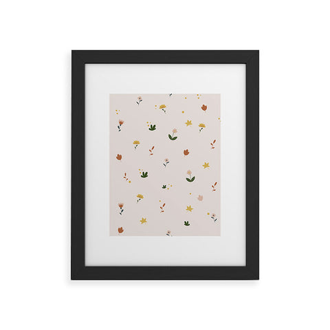 Hello Twiggs Florals and Leaves Framed Art Print