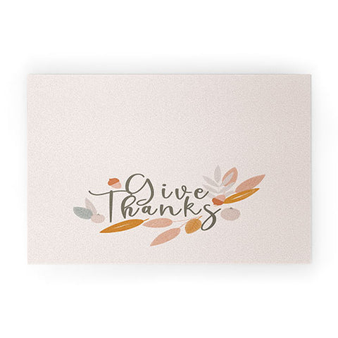 Hello Twiggs Give Thanks Celebration Welcome Mat