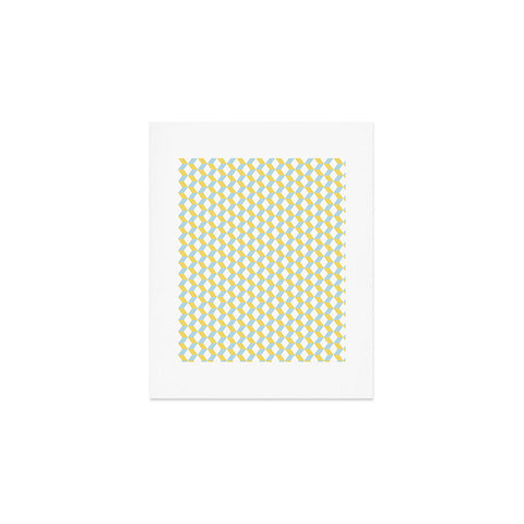 Hello Twiggs Green Lime Tile Art Print