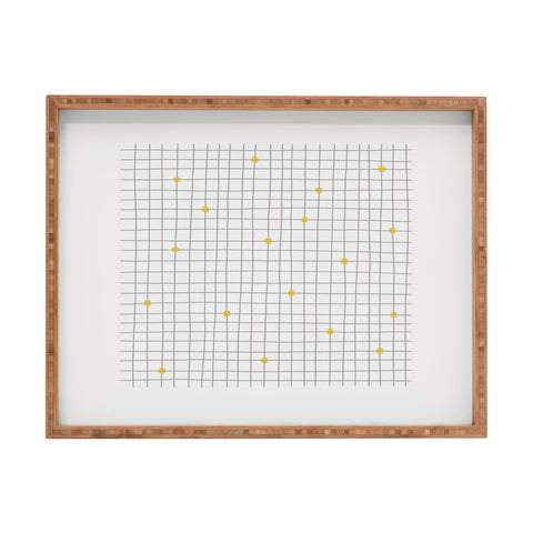Hello Twiggs Grid and Dots Rectangular Tray