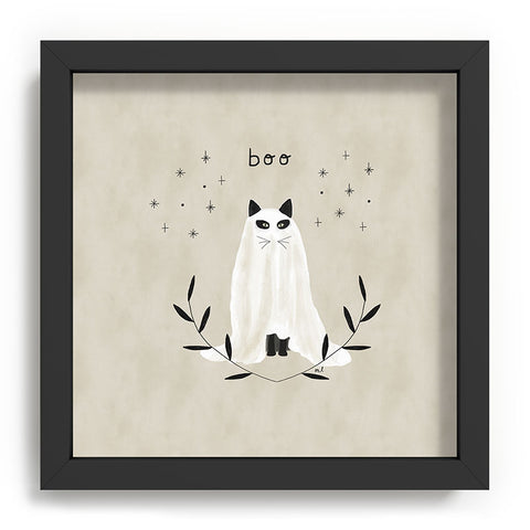 Hello Twiggs Halloween Ghost Cat Recessed Framing Square