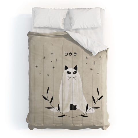 Hello Twiggs Halloween Ghost Cat Comforter