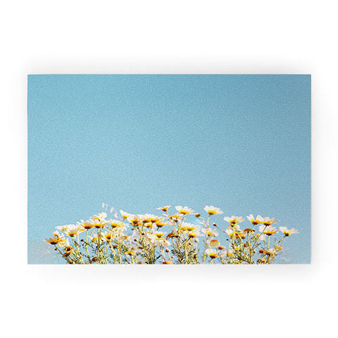 Hello Twiggs Minimal Daisies Welcome Mat