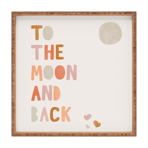 Hello Twiggs Moon and Back Square Tray