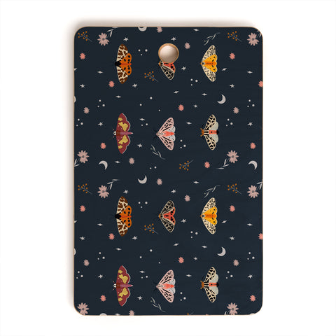 Hello Twiggs Nocturnal Moths Cutting Board Rectangle