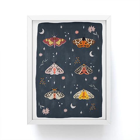 Hello Twiggs Nocturnal Moths Framed Mini Art Print